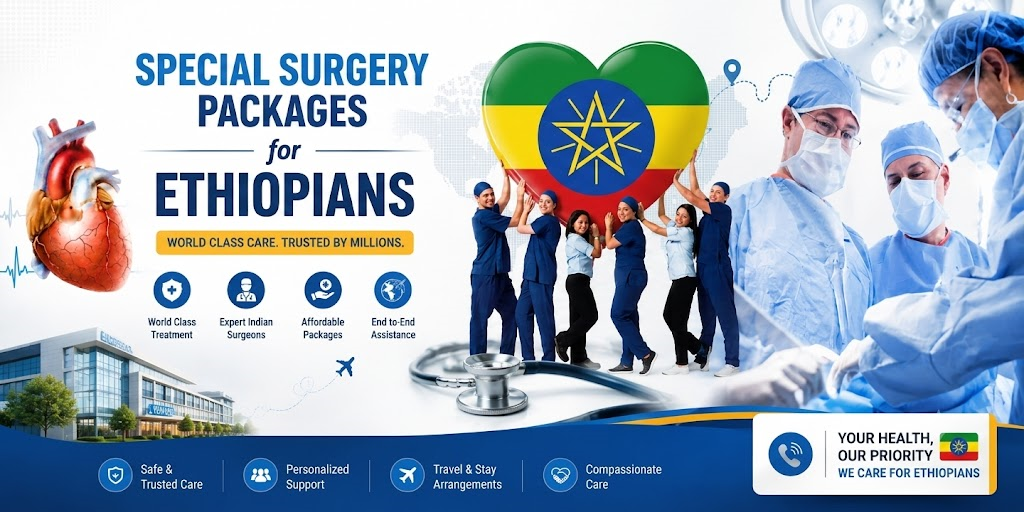International Standard Healthcare & Medical Tourism in India for Ethiopia Patients