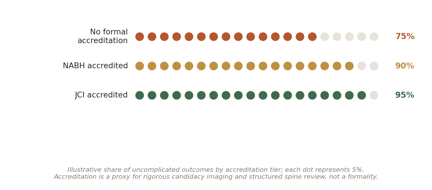 Chart: 02 The Disc Replacement Hospital in India: What Actually Matters