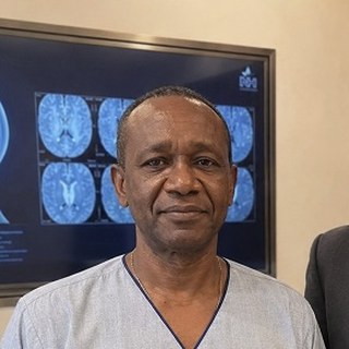 Mr. Abebe Getachew, treated in India
