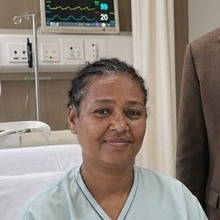 Ms. Tigist Girma, treated in India