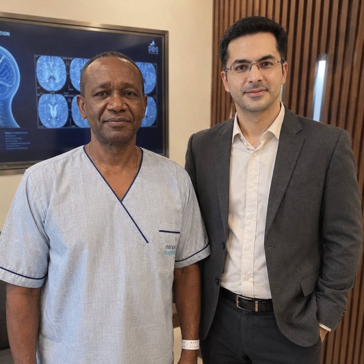 Ethiopian Patient Successfully Treated with Deep Brain Stimulation Surgery in India