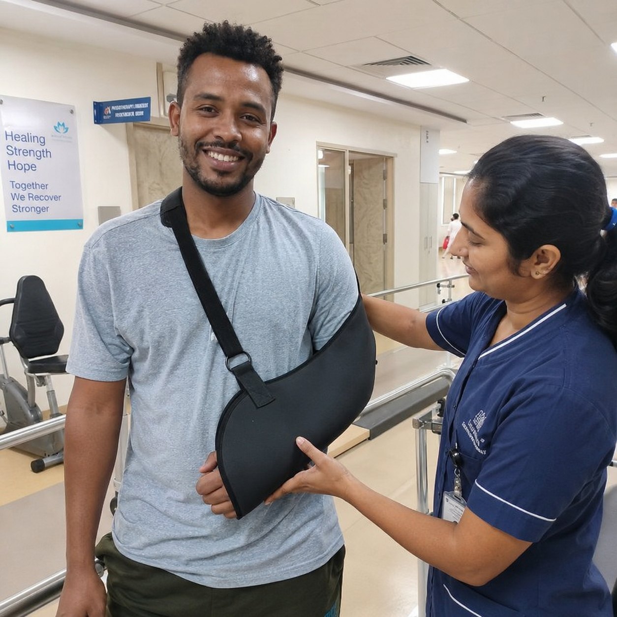 Ethiopian Patient Successfully Treated with Shoulder Replacement Surgery in India