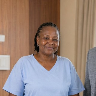 Ms. Agnes Njeri, treated in India