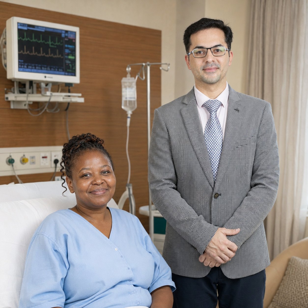 Kenyan Patient Successfully Treated with CABG Surgery in India