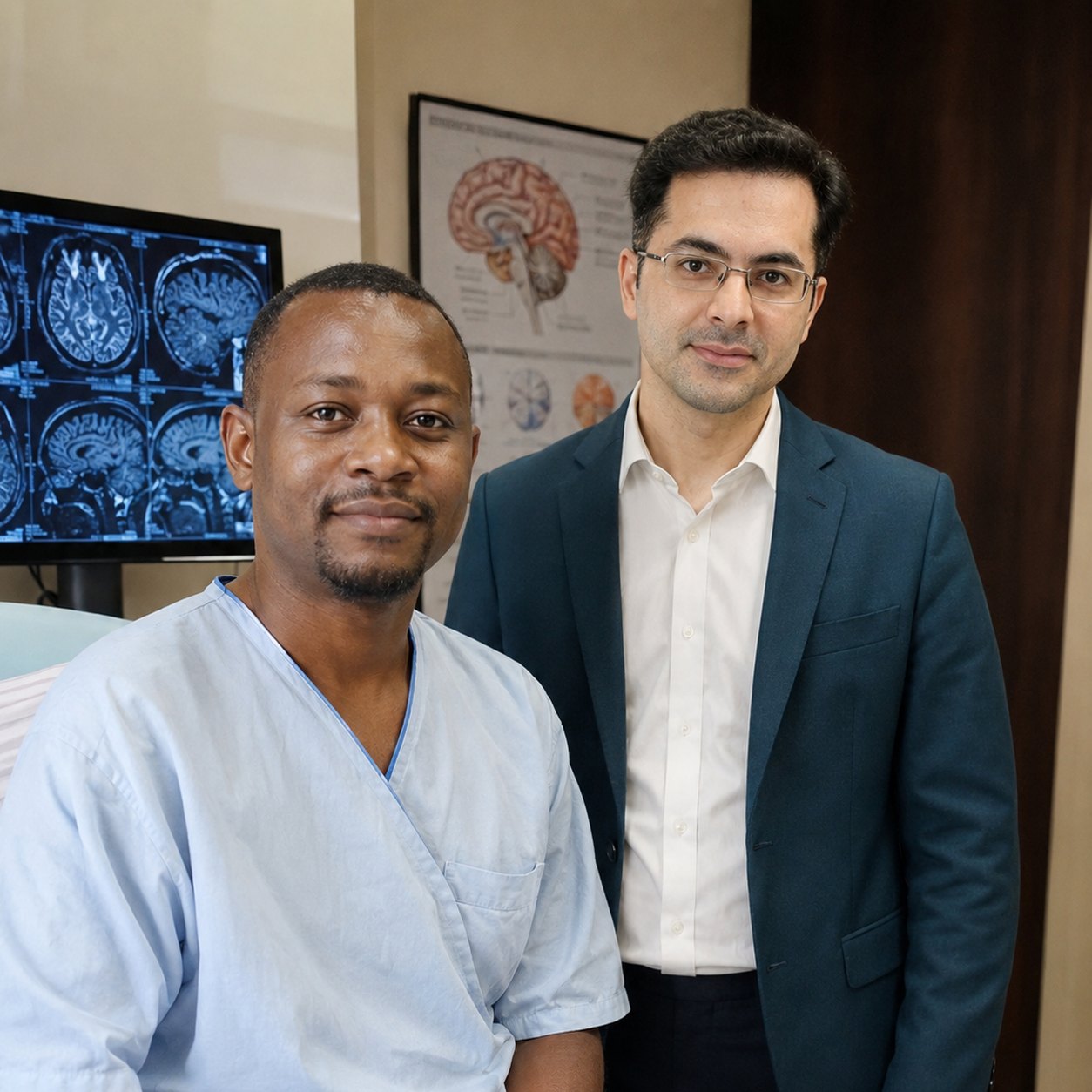 Kenyan Patient Successfully Treated with Brain Tumor Treatment with CyberKnife in India