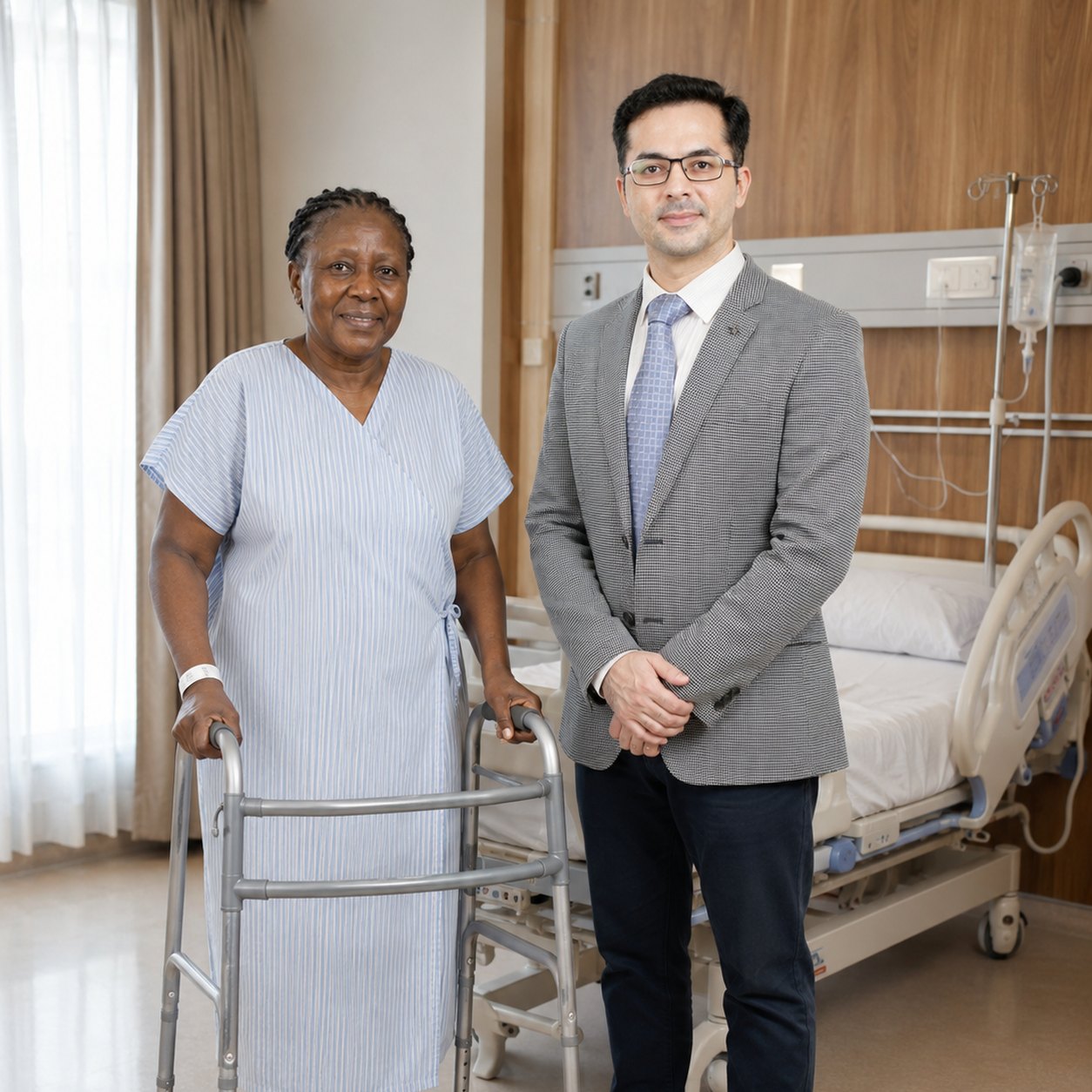 Kenyan Patient Successfully Treated with Hip Revision Surgery in India