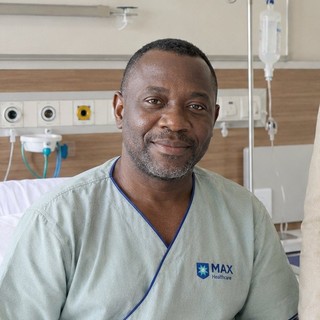 Mr. Chidi Nwosu, treated in India