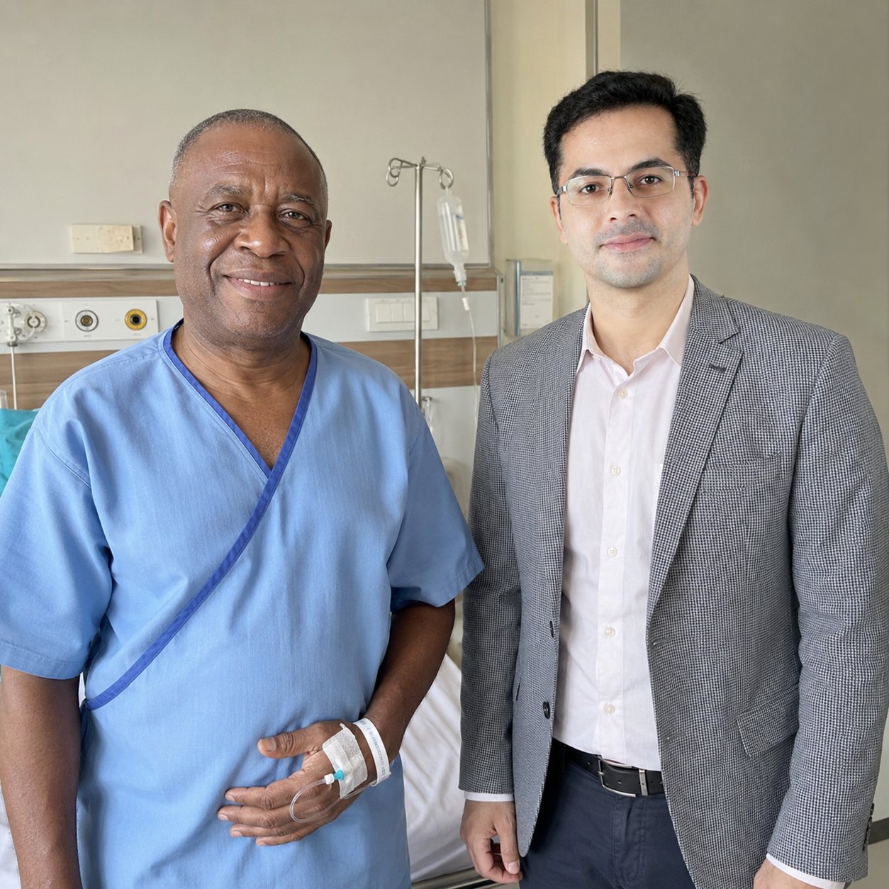 Nigerian Patient Successfully Treated with Robotic Urology Surgery in India