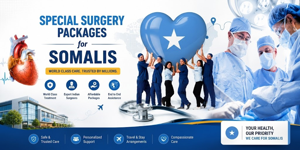 International Standard Healthcare & Medical Tourism in India for Somalia Patients
