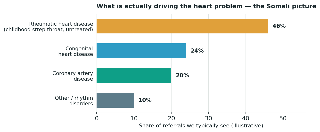Chart: First, know what is actually damaging the heart