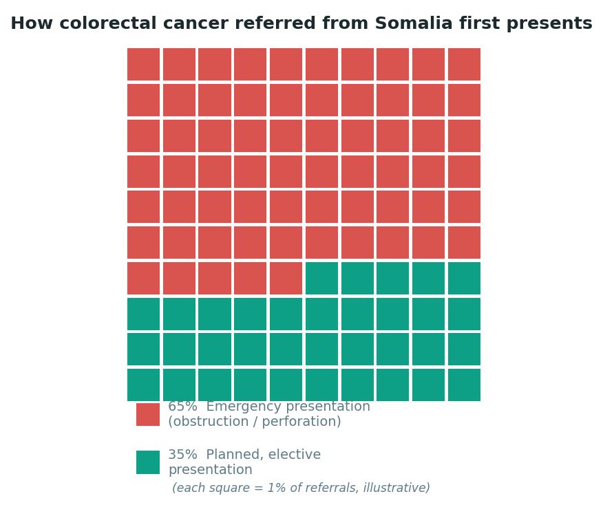 Chart: The Somali difference: a cancer now striking younger, hiding behind an infection that is genuinely common