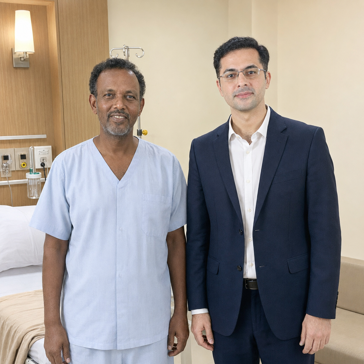 Somali Patient Successfully Treated with Lumbar Decompression Surgery in India