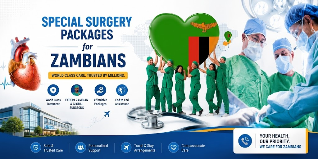 International Standard Healthcare & Medical Tourism in India for Zambia Patients