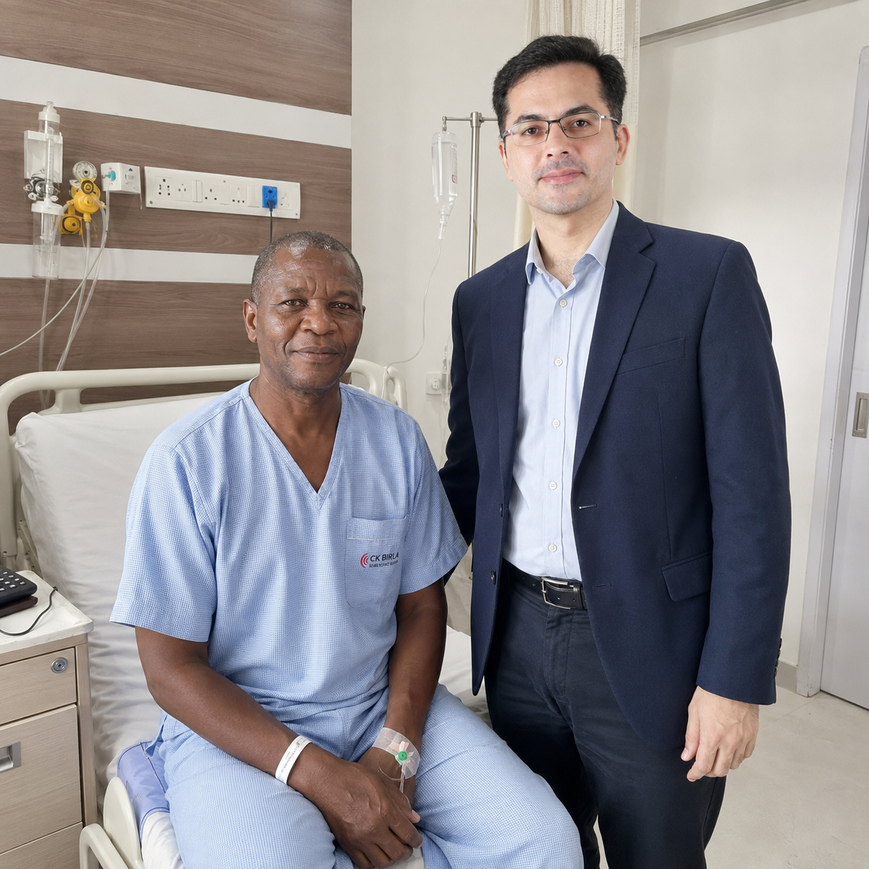 Zambian Patient Successfully Treated with Laser Prostate Surgery in India