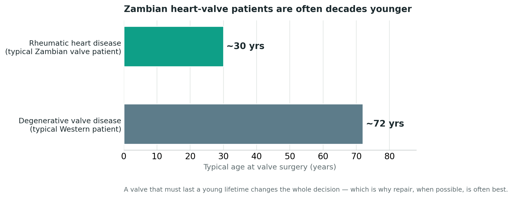 Chart: Knowledge first: why Zambian heart disease strikes the young
