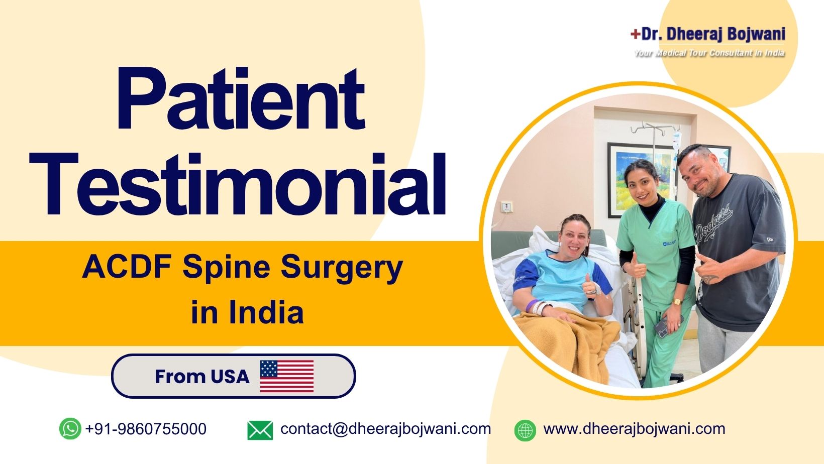american patient shares acbd spine surgery experience india