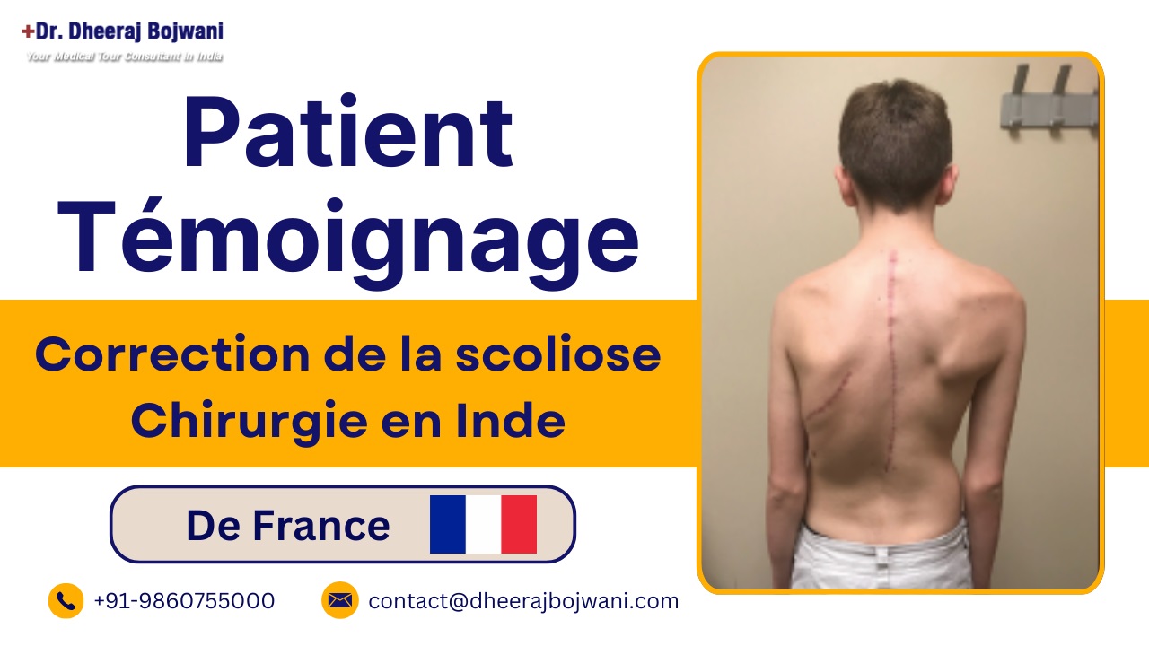 Yannick alger successfully Treated scoliosis surgery india